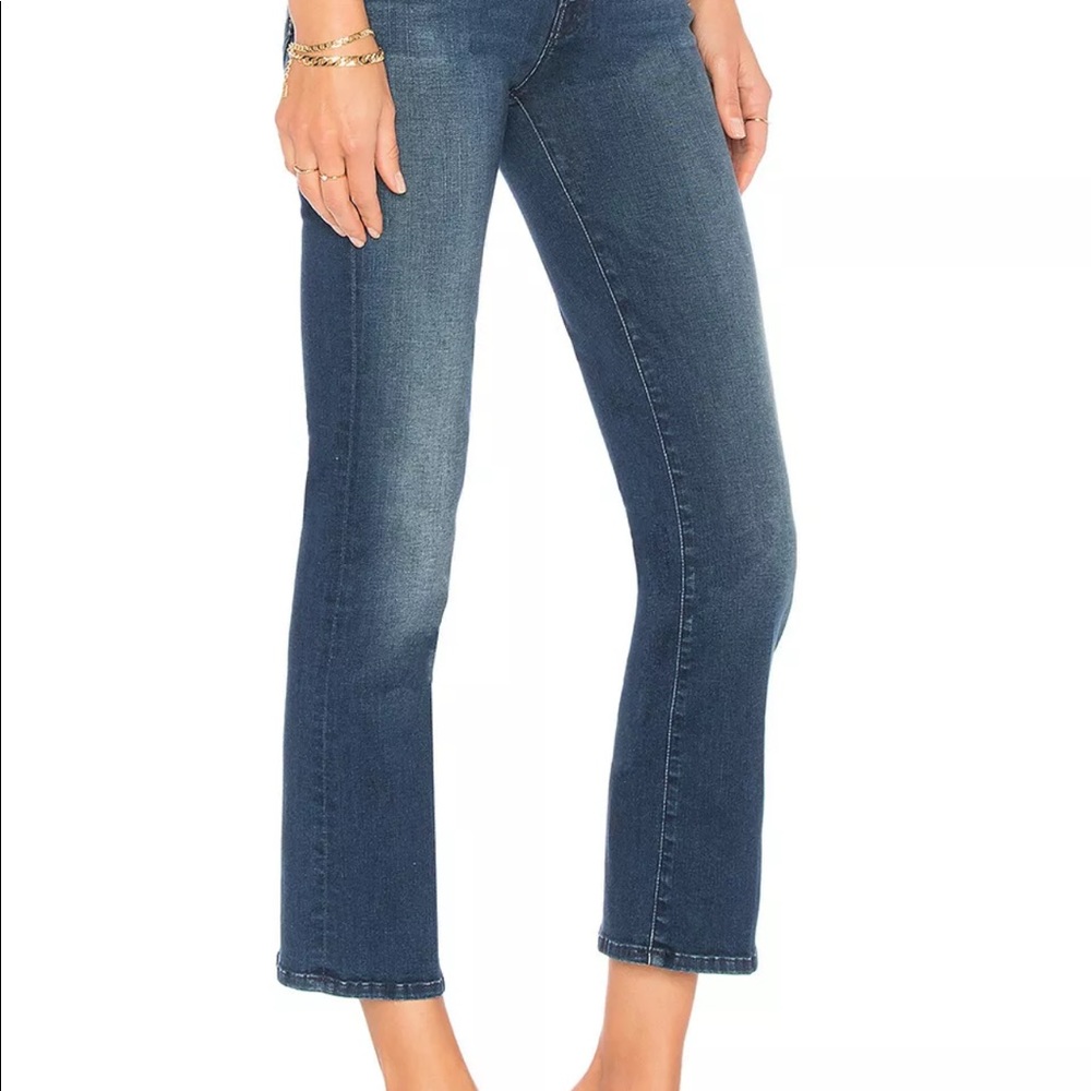Mother the outsider crop fast times wash sz 27